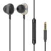 HP - In-Ear Stereo Headphones with Volume Control and Microphone, Black - 95-DHE-7003-BLACK - Mounts For Less