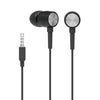 HP - In-Ear Stereo Headphones with Volume Control and Microphone, Black - 95-DHH-1111-BLACK - Mounts For Less