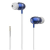 HP - In-Ear Stereo Headphones with Volume Control and Microphone, Blue - - Mounts For Less