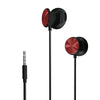 HP - In-Ear Stereo Headphones with Volume Control and Microphone, Red - 95-DHH-1112-BLACK - Mounts For Less