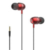 HP - In-Ear Stereo Headphones with Volume Control and Microphone, Red - 95-DHH-3112-RED - Mounts For Less