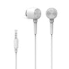 HP In-Ear Stereo Headphones with Volume Control and Microphone, White - 95-DHH-1111-WHITE - Mounts For Less