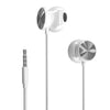 HP - In-Ear Stereo Headphones with Volume Control and Microphone. White - 95-DHH-1112-WHITE - Mounts For Less
