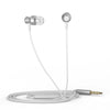 HP - In-Ear Stereo Headset with Volume Control and Microphone, Silver - 95-DHH-3111-SILVER - Mounts For Less