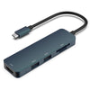 HP - USB A 3.1 Male to USB A Female 3.0 Adapter, HDMI Female 4k, with SD / TF Card Reader, Black - - Mounts For Less