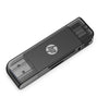 HP USB A 3.1 to USB C Adapter with SD / TF Card Reader, Black - 95-DHC-CT102 - Mounts For Less