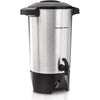 Hamilton Beach - Coffee Urn with 45 Cup Capacity, 2 Way Dispenser, Aluminum Finish - 65-310986 - Mounts For Less