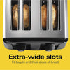 Hamilton Beach - Extra Large 4 Slice Toaster With Shade Selector & Auto Shut-Off, Stainless Steel - 119-24671 - Mounts For Less