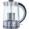 Hamilton Beach - Glass Kettle with Removable Tea Infuser, 1.7 Liter Capacity, Stainless Steel - 119-40868C - Mounts For Less