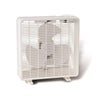 Hauz - 10 '' Square Fan, 3 Speed Control, Quiet Motor, White - 80-BF1-10 - Mounts For Less