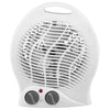 Hauz - 12" Portable Fan + Heater, Adjustable Thermostat, 1500W, White - 80-AHT87 - Mounts For Less