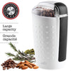 Hauz ACG326 Electric Grinder for Coffee Beans Nuts Herbs and Spices White - - Mounts For Less