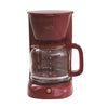 Hauz ACM12R 12 Cup 1.8L Coffee Maker Red - - Mounts For Less