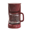 Hauz ACM12R 12 Cup 1.8L Coffee Maker Red - 80-0017 - Mounts For Less
