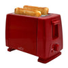 Hauz AT2SR 2 Slices Toaster 750W Red - 80-0022 - Mounts For Less