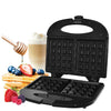 Hauz AWM265 - 2 Slice Waffle Maker With Non-Stick Plates, Lightweight and Compact, Black - 80-AWM265 - Mounts For Less