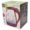 Hauz Blue AGK76R LED Illuminated Red Glass Kettle 7 Cups 1.7 Liters - - Mounts For Less