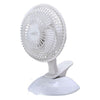 Hauz CF1-6 - Desk Fan with 6 Inch Clamp, White - 80-CF1-6 - Mounts For Less