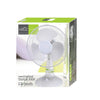 Hauz DF1-12 - 12 Inch Standing Fan, Oscillating, White - 80-DF1-12 - Mounts For Less