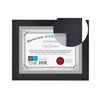 Hauz FRM0219 - 8.5x11 Document Or Picture Frame Black - 80-FRM0219 - Mounts For Less