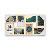 Hauz FRM7128 - 8 Images 4x6 Floating Collage Picture Frame White & Light Wood Look - 80-FRM7128 - Mounts For Less