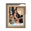 Hauz FRM7425 - 8x10 Picture Frame Light Wood Look With Grey Border - 80-FRM7425 - Mounts For Less