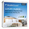 HealthGuard Luxury Fleece Waterproof Mattress Protector Queen - 56-HGC-LUFL-MP-50 - Mounts For Less