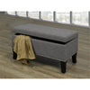 IFDC - Padded Bench with Storage, 32''x16''x18 '', Gray Fabrics - 53-IF-6241 - Mounts For Less
