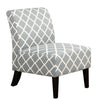 IFDC - Upholstered Accent Chair, 30''x22''x32'', Gray Fabric - 53-IF-6220 - Mounts For Less
