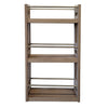 ITY International - 2 Tier MDF Wall Shelf, 23.6" x 13.75" x 5.2", Taupe Gray - 64-20031DG - Mounts For Less