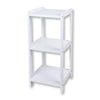 ITY International - 3 Tier MDF Shelving Unit, 13.5" x 30.9" x 13", White - 64-002WH - Mounts For Less