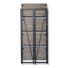ITY International - 4 Tier Folding Shelf, 23.6" x37" x 11.8", Brown - 64-20230-4 - Mounts For Less