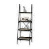ITY International - 4 Tier Industrial Style Shelving Unit, Made of MDF, 23.6"x19.7"x70.9", Taupe Gray - 64-20202 - Mounts For Less