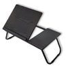 ITY International - Adjustable Folding Bed Tray, Wood Pattern Black - 64-20198BK - Mounts For Less