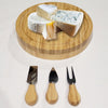 ITY International - Cheese Knife Set with Bamboo Cutting Board - 64-CB-100 - Mounts For Less