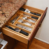 ITY International - Expandable Utensil Organizer for Drawer, Made of Bamboo - 64-20028 - Mounts For Less