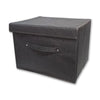 ITY International - Foldable Storage Box, 14.6"x11.8"x10.6", Black - 64-40133BK - Mounts For Less