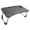 ITY International - Folding Bed Tray, 23.6" x 15.7", 10.2", Black - 64-20194BK - Mounts For Less