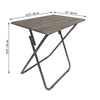 ITY International - Folding Table in MDF, 18.9"x15"x25.6", Taupe Gray - 64-20197 - Mounts For Less