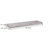 ITY International - Individual Wooden Floating Shelf, 23.6" x 9.25" x 1.5", Cement Gray - 64-538CG - Mounts For Less