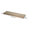 ITY International - Individual Wooden Floating Shelf, 23.6" x 9.25" x 1.5", Natural Wood - 64-538NAT - Mounts For Less