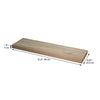 ITY International - Individual Wooden Floating Shelf, 31.5" x 9.25" x 1.5", Natural Wood - 64-540NAT - Mounts For Less