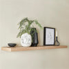 ITY International - Individual Wooden Floating Shelf, 31.5" x 9.25" x 1.5", Natural Wood - - Mounts For Less