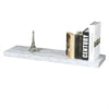 ITY International - Individual Wooden Floating Shelf, 31.5" x 9.25" x 1.5", White Marble - 64-540JW - Mounts For Less