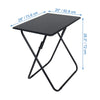 ITY International - Jumbo Folding Table, Made of MDF, 29" x 20" x 28.3", Black - 64-20196BK - Mounts For Less