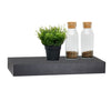 ITY International - Mini Individual Wooden Floating Shelf, 16" x 5.1" x 1.5", Black - 64-600BK - Mounts For Less