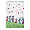 ITY International - Peva Shower Curtain, 71" x 71", Cats Pattern - 64-80147 - Mounts For Less