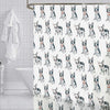 ITY International - Peva Shower Curtain, 71" x 71", Dogs Pattern - 64-80149 - Mounts For Less