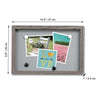 ITY International - Rectangular Frame with Magnets, 14.5" x 9.9" x 1", Gray - 64-80111 - Mounts For Less