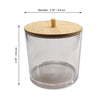 ITY International - Set of 3 Large Storage Jar with Bamboo Lid - 64-10320X3 - Mounts For Less